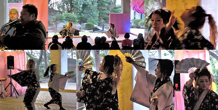SAKURA DANCE by Hiho-ryu Higashiyama-shachu.Nyang Nyang TAMATORI and Fan INUNO.